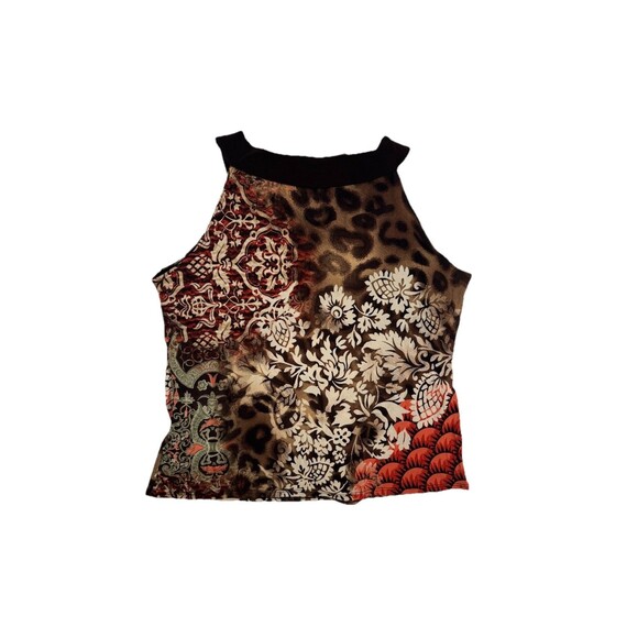 Vintage Dressbarn Beaded Neckline Sleeveless Blouse Y2K Boho Size L - Picture 8 of 9